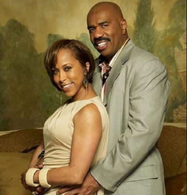 Brandi Harvey's parents Marcia Harvey and Steve Harvey